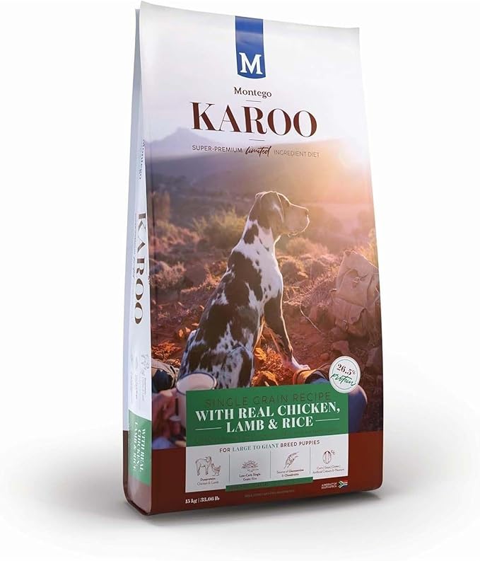 Montego Karoo Puppy Chicken & Lamb (L/Breed)